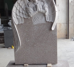 Praying angel - Sea shell pink granite