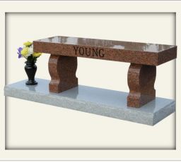 Young - India Red bench