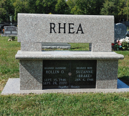 Highland-Cemetery-Rhea-Front-Cremation-Bench