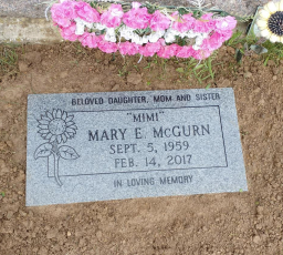 Saunders Cemetery - McGurn, Mary 2