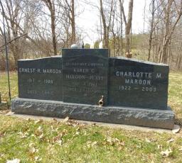 Carmel Cemetery - Maroon - American black granite