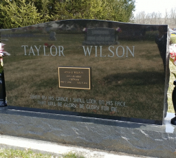 Carmel Cemetery - Taylor Wilson back