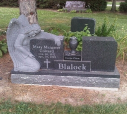 Our Lady of Peace -Blalock - Confetti Black granite