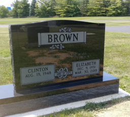 Carmel Cemetery - Brown front