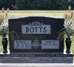 Markle Cemetery-Botts front - Impala Black